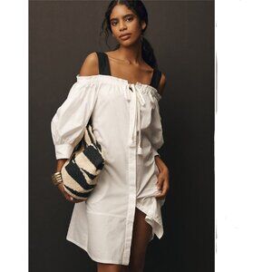 Brand New Plenty by Tracy Reese Off-The-Shoulder Denim Mini Dress